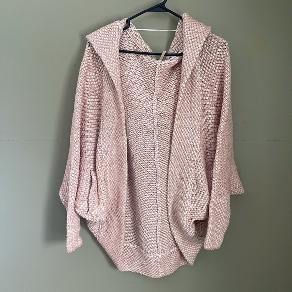 Free People Coco Cocoon Cardigan In Ivory Combo - Picture 3 of 9